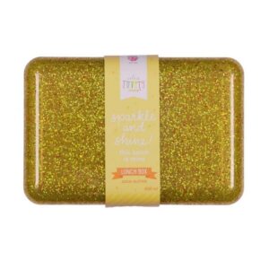 A Little Lovely Company Δοχείο Φαγητού Lunch Box 'Glitter - Gold' SBGLGO26 | homidoo.gr