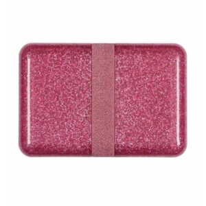 A Little Lovely Company Δοχείο Φαγητού Lunch Box 'Glitter - Pink' SBGLPI25 | homidoo.gr