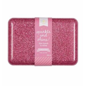 A Little Lovely Company Δοχείο Φαγητού Lunch Box 'Glitter - Pink' SBGLPI25 - Image 4