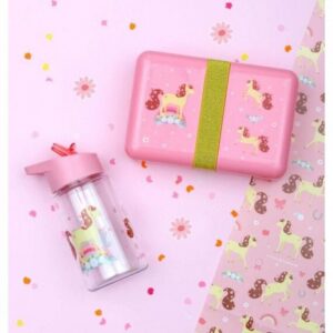 A Little Lovely Company Δοχείο Φαγητού Lunch Box 'Horse' Pink SBLHPI11 - Image 5