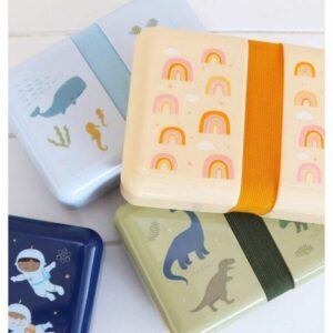 A Little Lovely Company Δοχείο Φαγητού Lunch Box 'Rainbows' SBRAPI33 | homidoo.gr