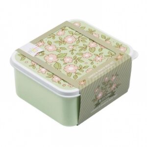 A Little Lovely Company Σετ 4 Δοχεία Φαγητού Lunch & Snack Box Blossoms - Sage SBSEBL44 | homidoo.gr