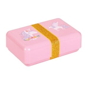 A Little Lovely Company Δοχείο Φαγητού Lunch Box 'Unicorn' Pink SBUNPI18 | homidoo.gr