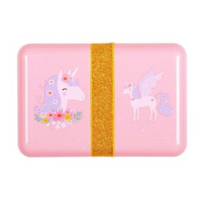 A Little Lovely Company Δοχείο Φαγητού Lunch Box 'Unicorn' Pink SBUNPI18 | homidoo.gr