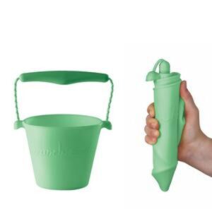 Scrunch Κουβαδάκι Από Ανακυκλώσιμη Σιλικόνη Pastel Green SCR-110015 | homidoo.gr