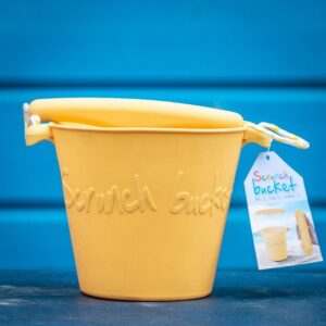 Scrunch Κουβαδάκι Από Ανακυκλώσιμη Σιλικόνη Pastel Yellow SCR-110016 | homidoo.gr