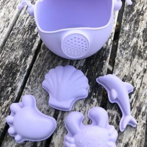 Scrunch Ποτιστήρι Από Ανακυκλώσιμη Σιλικόνη Light Purple SCR-110033 - Image 4