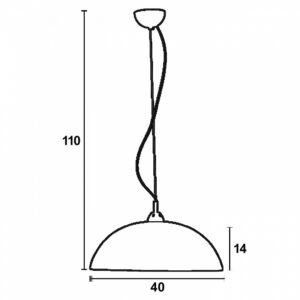 Arkolight Μοντέρνο Κρεμαστό Φωτιστικό Φ40cm Με Λευκό-Καφέ Αλάβαστρο Σ28293-2-40 | homidoo.gr