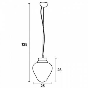 Arkolight Vintage Φωτιστικό Κρεμαστό Λευκό Σ650-6-25 | homidoo.gr