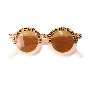 BabyLlama Παιδικά Γυαλιά Ηλίου 2-4 Ετών Leopard - Baby Pink JH-11-7 | homidoo.gr