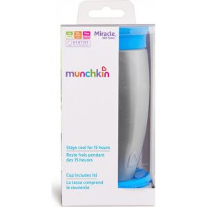 Munchkin Παιδικό Ποτήρι - Θερμός Miracle 360° Aνοξείδωτο 296ml Μπλε 12450 - Image 4