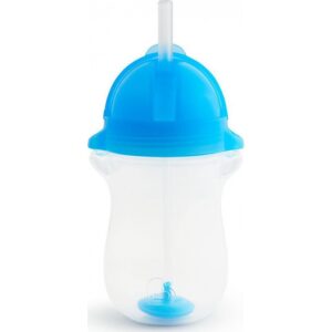 Munchkin Παιδικό Ποτήρι Με Καλαμάκι Tip N Sip 296ml Μπλε 12461 | homidoo.gr
