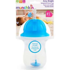 Munchkin Παιδικό Ποτήρι Με Καλαμάκι Tip N Sip 296ml Μπλε 12461 - Image 5