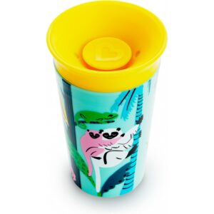 Munchkin Παιδικά Ποτήρια 2 Τμχ. Miracle 360° Wildlove Sippy 266ml Λεμούριος Και Μέλισσα 51765 - Image 4