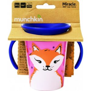 Munchkin Παιδικό Ποτήρι Με Λαβές Miracle 360° 177ml Αλεπού 51774 - Image 5