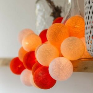 Beelights Γιρλάντα Ωφέλιμων 2.4m Με 20 Βαμβακερές Χειροποίητες Μπαλίτσες Triple-Sec | homidoo.gr
