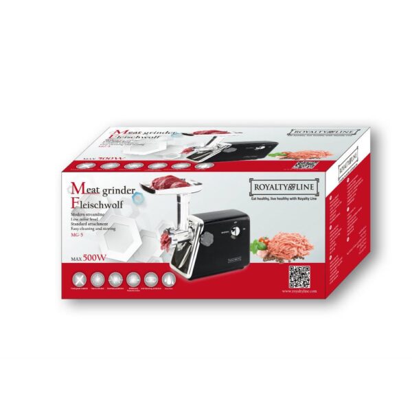 Royalty Line RL-MG5-BLK Κρεατομηχανή Μαύρη