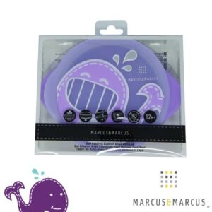 Marcus & Marcus Willo Μπωλ Σιλικόνης 450ml Με Καπάκι Και Αντιολισθητική Βεντούζα Φάλαινα Suction Lid MNMBB28-WL - Image 4