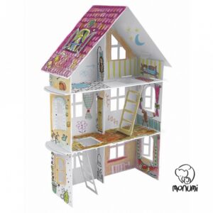 MoNumi Σπιτάκι XXL Spring House Από 3D Λευκό Χαρτόνι Ζωγραφικής MPD-000202 | homidoo.gr