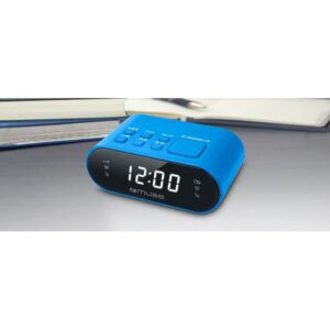 Muse Ραδιορολόι ρεύματος ψηφιακό με  ξυπνητήρι μπλε M-10BL | homidoo.gr