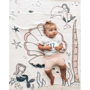 Minene Σετ Μουσελίνα Και Κάρτες Milestones 'Γοργόνα' 19304002260OS | homidoo.gr