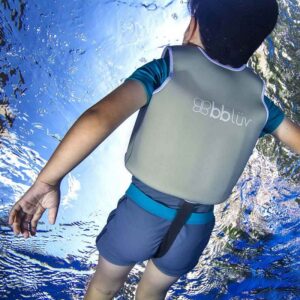 Bbluv Naj Γιλέκο Κολύμβησης 3-6 Ετών UPF 50+ Νεοπρέν Γκρι B0166-GR-M - Image 6