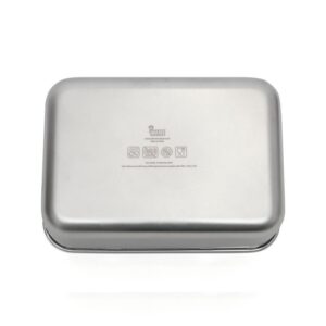 Petit Monkey Φαγητοδοχείο 17x13x6.5cm 1.4lt Από Ανοξείδωτο Ατσάλι Riley Dawn Rose PTM-LB37 - Image 5