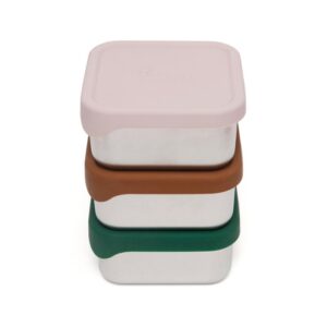 Petit Monkey Φαγητοδοχείο 10.5x10.5x5cm 500ml Από Ανοξείδωτο Ατσάλι Mae Honey PTM-LB43 - Image 5