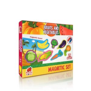 Roter Kafer Μαγνητικό Σετ Φρούτα και Λαχανικά Με Πίνακα Και 24 Μαγνητάκια RK2090-06 | homidoo.gr
