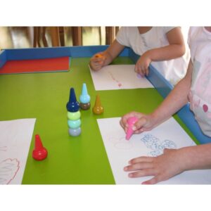 Skinky Κηρομπογιές 12Τμχ. Για Τα Μικρά Χεράκια Playon Crayon Βασικά Χρώματα SKINK001 - Image 5