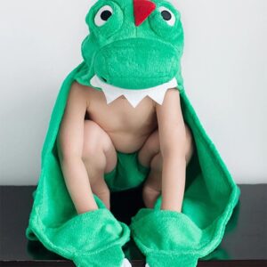 Zoocchini Παιδική Πετσέτα Με Κουκούλα Βαμβακερή 2-6 Ετών Devin The Dinosaur ZOO2003 - Image 4