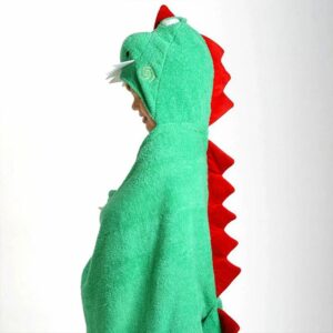 Zoocchini Παιδική Πετσέτα Με Κουκούλα Βαμβακερή 2-6 Ετών Devin The Dinosaur ZOO2003 - Image 5