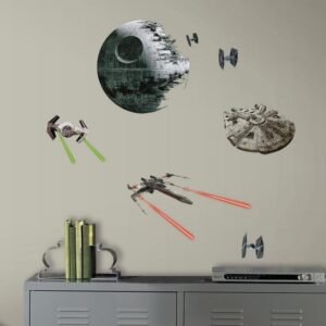 RoomMates Αυτοκόλλητα Τοίχου 'Star Wars Διαστημόπλοια' RΜΚ3012 | homidoo.gr