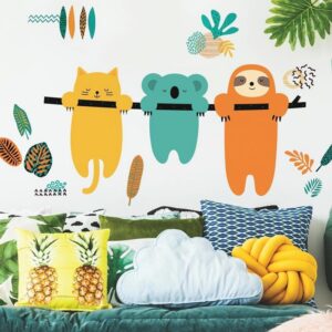 RoomMates Αυτοκόλλητα Τοίχου 'Κοάλα & Βραδύπους' RΜΚ4117 | homidoo.gr