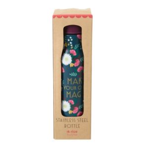 Rice Ανοξείδωτο Μπουκάλι - Θερμός 500 ml 'Μπουκέτο Λουλούδια' Πολύχρωμο STBOT-WEB | homidoo.gr