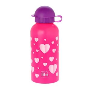 Ecolife Παγούρι Παιδικό Hearts 500ml Κερασί 33-BO-2011 - Image 3