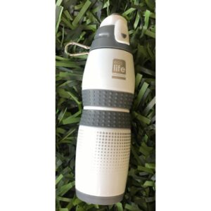 Ecolife Μπουκάλι Θερμός Ανοξείδωτο 400ml Λευκό 33-BO-3014 | homidoo.gr