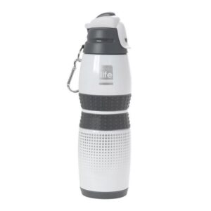 Ecolife Μπουκάλι Θερμός Ανοξείδωτο 400ml Λευκό 33-BO-3014 | homidoo.gr
