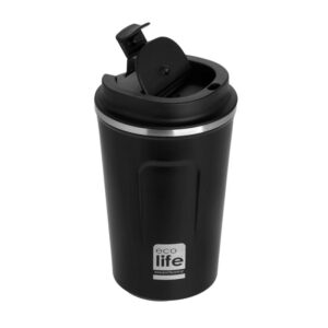 Ecolife Θερμός-Ποτήρι Για Καφέ 370ml Dark Grey 33-BO-4105 | homidoo.gr