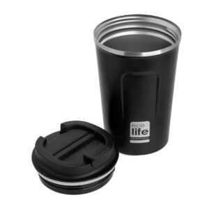 Ecolife Θερμός-Ποτήρι Για Καφέ 370ml Dark Grey 33-BO-4105 | homidoo.gr