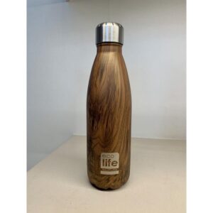 Ecolife Ξύλινος Θερμός 500ml 33-BO-3022 | homidoo.gr