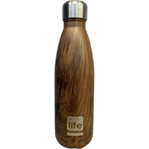 Ecolife Ξύλινος Θερμός 500ml 33-BO-3022 | homidoo.gr