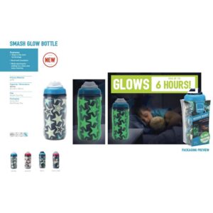Ecolife Θερμός Smash Glow in the Dark! Unicorn Jump 420ml 33-SMA-23628 - Image 3