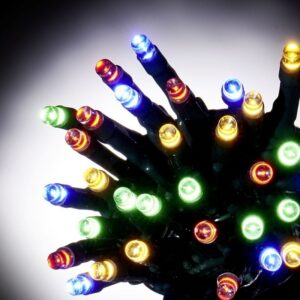 Epam Σειρά 100 LED Πολύχρωμα 5m Πράσινο Καλώδιο Με Πρόγραμμα IP44 Ρεύματος XLALED100-GM/31V | homidoo.gr