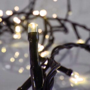 Epam Σειρά 180 Λαμπάκια LED Θερμό Λευκό 9m Πράσινο Καλώδιο IP44 Με 8 Προγράμματα Ρεύματος XLALED180-GWW/31V - Image 3