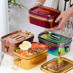 Etoile Ανοξείδωτο Φαγητοδοχείο 1000ml Δύο Επιπέδων 'Rainbow' MB-572-C | homidoo.gr