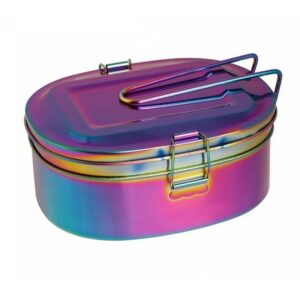 Etoile Ανοξείδωτο Φαγητοδοχείο 1000ml Δύο Επιπέδων 'Rainbow' MB-572-C | homidoo.gr