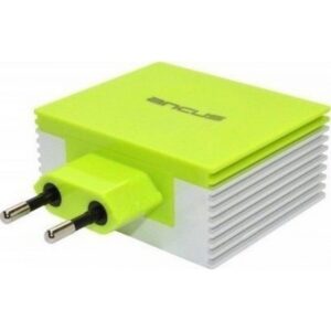 Ancus Φορτιστής Ταξιδίου 4 Θέσεων USB 4.2 Amber Λευκό-Πράσινο 5210029034602 | homidoo.gr
