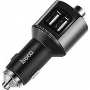 Hoco E19 Bluetooth FM Transmitter Smart Και Φορτιστής Αυτοκινήτου Με 2 USB Θύρες Γκρι | homidoo.gr