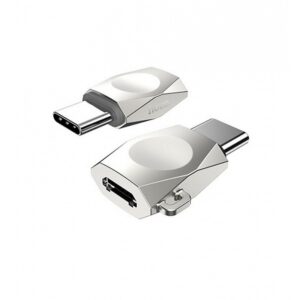 Hoco Αντάπτορας Micro Usb Σε USB-C Ασημί UA8 | homidoo.gr